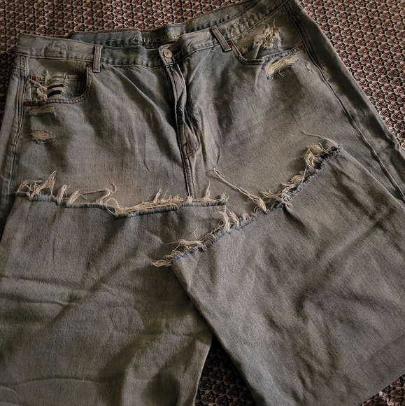 American eagle wide leg crop jeans, size 20. NWOT. - Picture 4 of 10